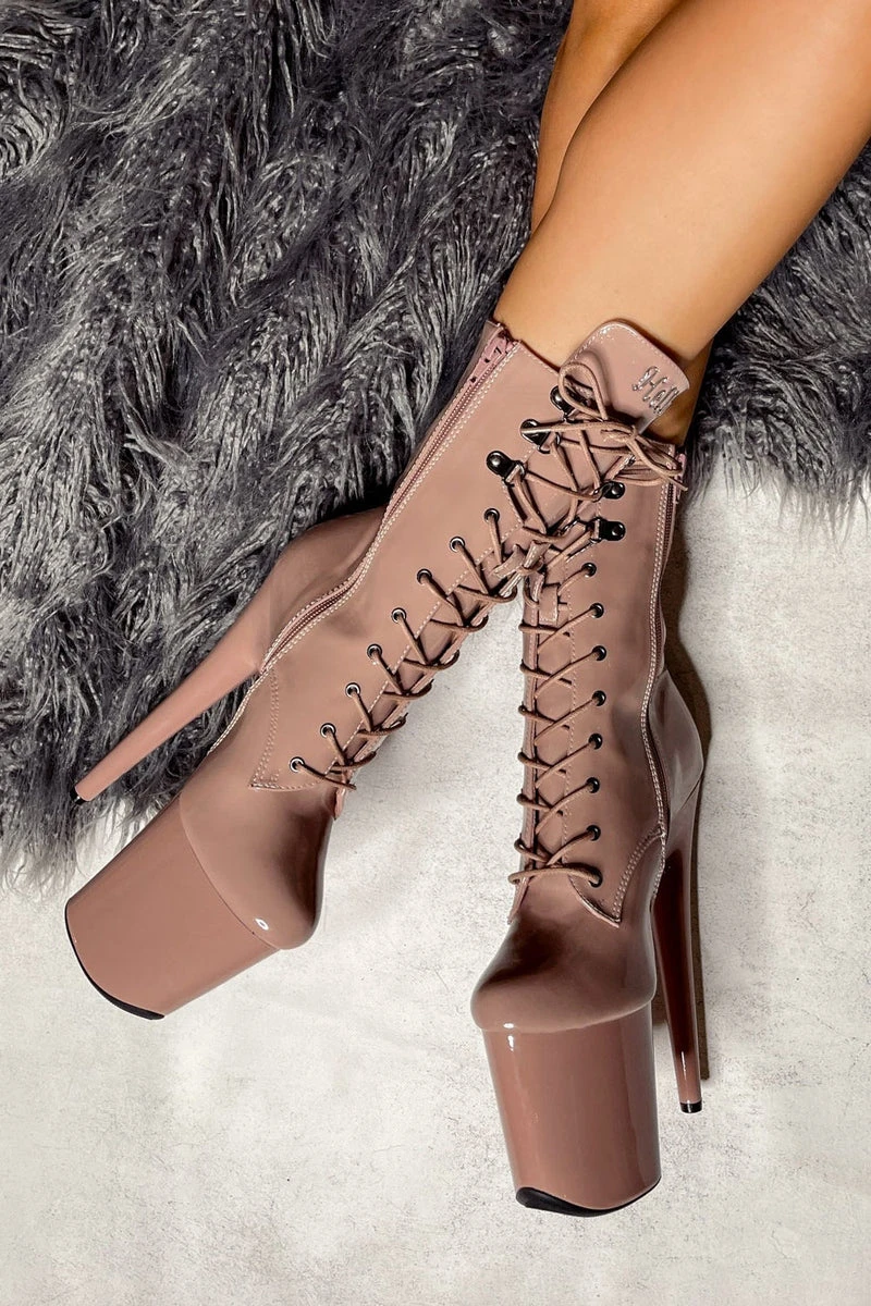 Hella Heels LipKit 8inch Boots - Boujee - Image 3
