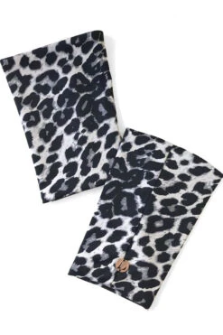 Lunalae Shoe Covers - Grey Leopard