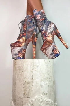 Hella Heels Renaissance 8inch Boots - Stairway To Heaven