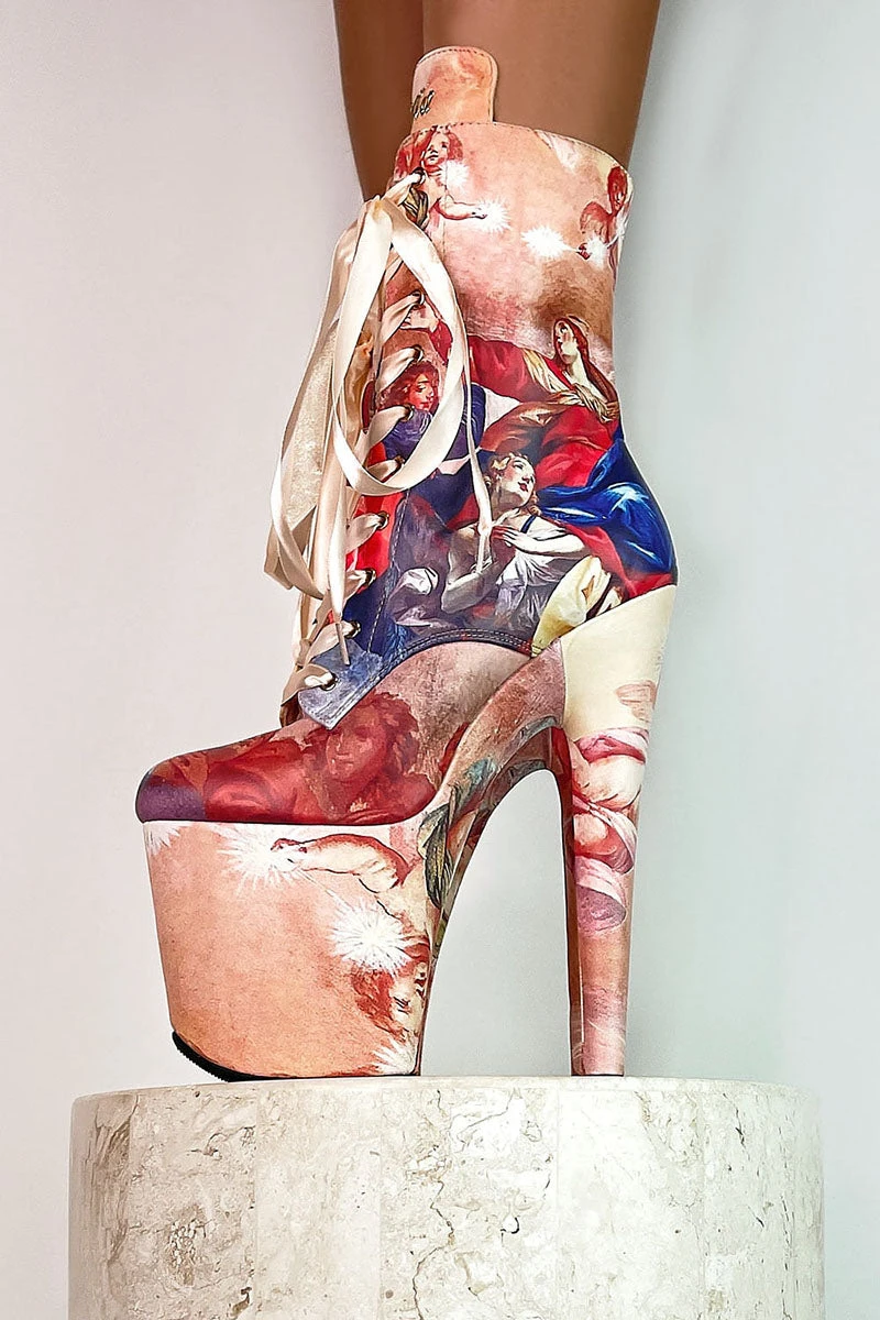 Hella Heels Renaissance 8inch Boots - Holier Than Thou - Image 3