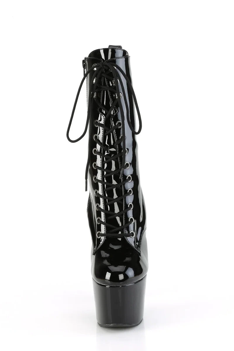 Pleaser USA Adore-1040WR 7inch Pleaser Boots - Holographic Black - Image 2