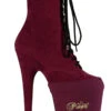 Pleaser USA Shoe Protectors - Burgundy Lycra