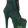 Pleaser USA Shoe Protectors - Emerald Green Lycra