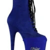 Pleaser USA Shoe Protectors - Royal Blue Lycra